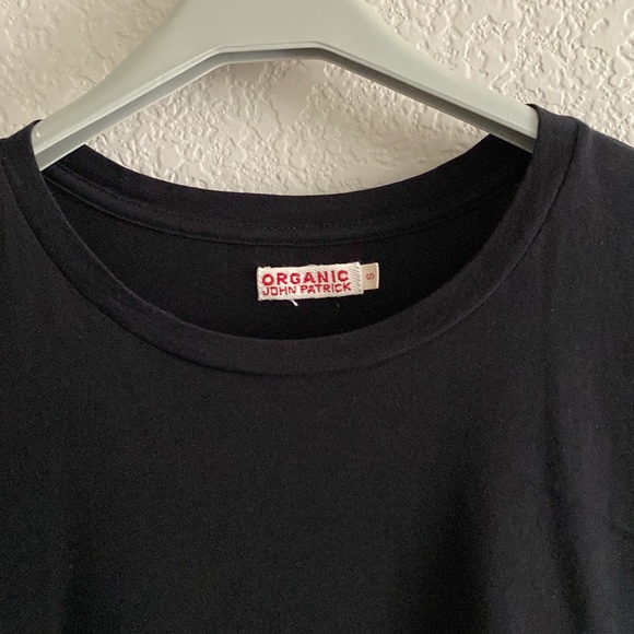 Organic by John Patrick Black Tee Small - Picture 3 of 7